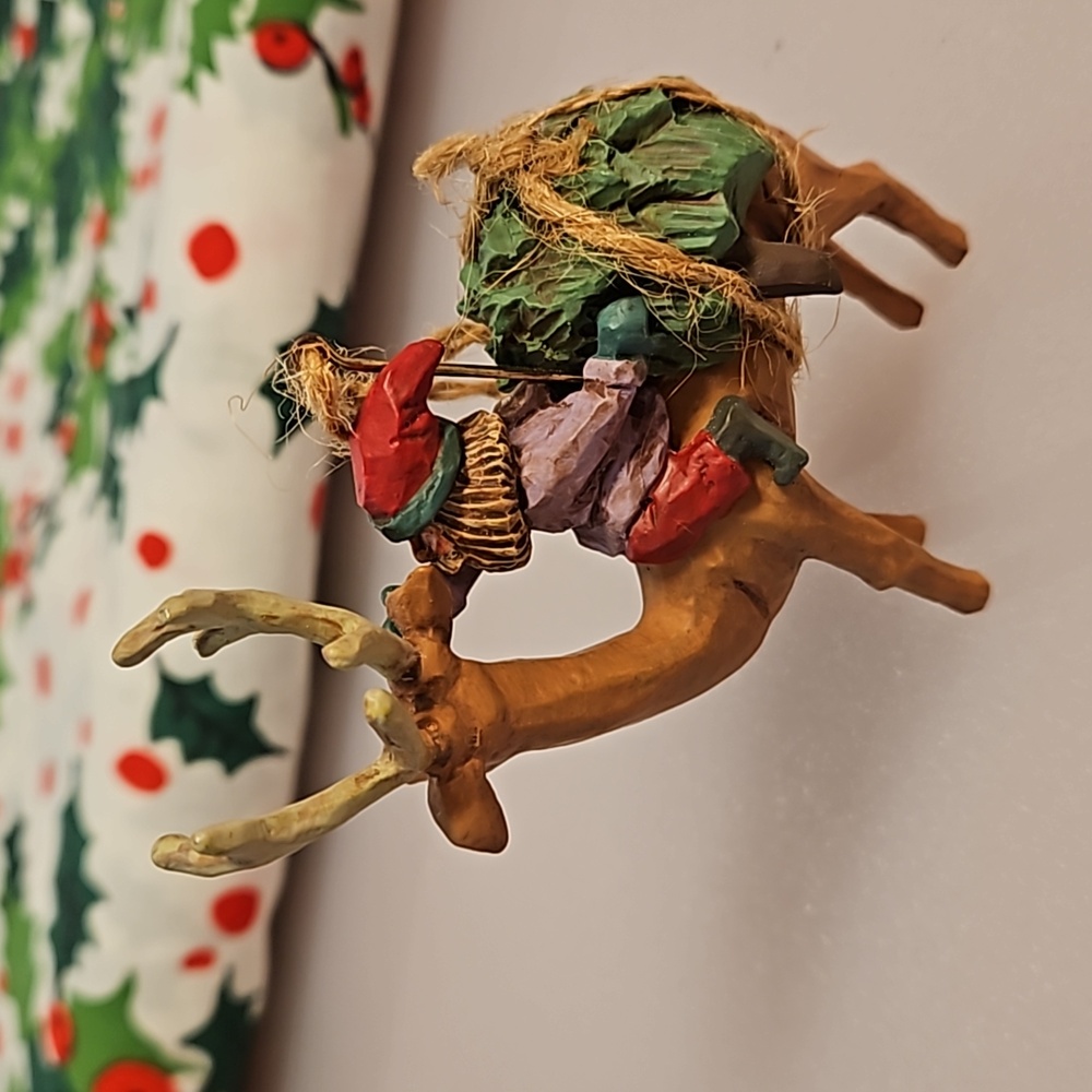 'Home from the woods' 1995 Club Edition ornament showcase Hallmark NIB Folksy - Picture 10 of 10